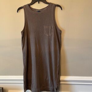 Old Navy Brown Sleeveless Midi Dress